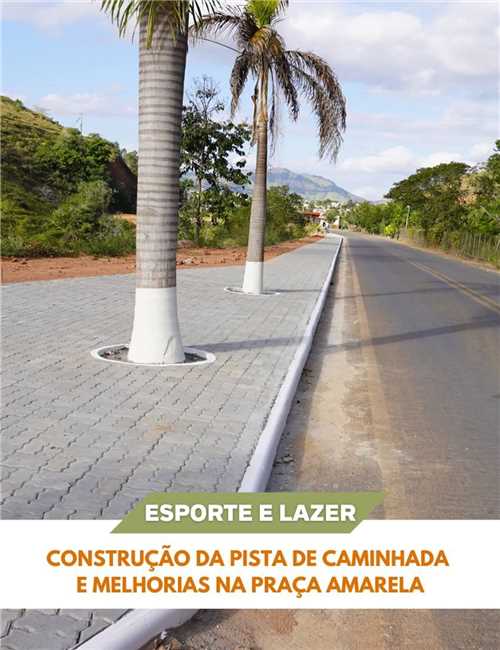  Já conferiram como ficou a pista de caminhada?